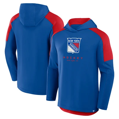 Sweat à capuche de transition Meta Game pour hommes Fanatics Blue New York Rangers