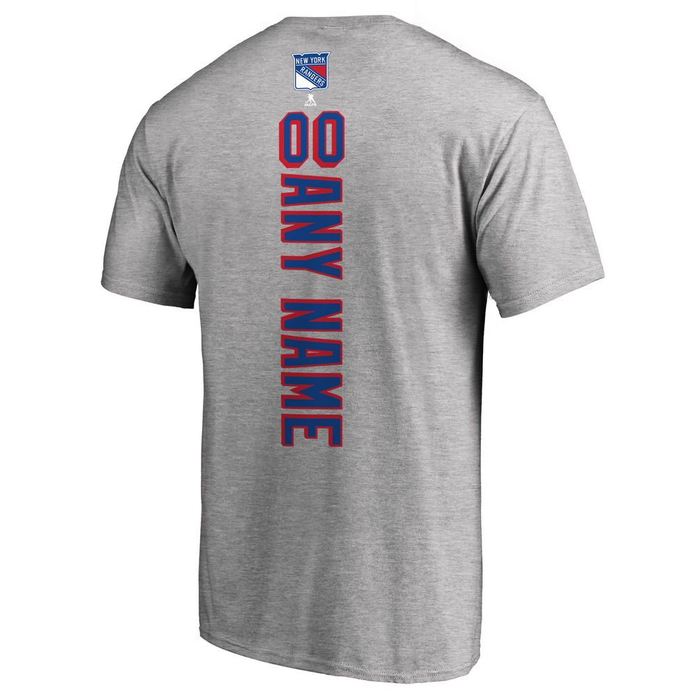 Men's Fanatics Branded Heather Gray/White New York Rangers Team