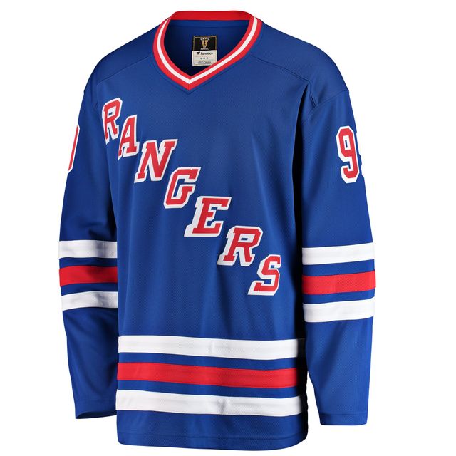 Wayne Gretzky New York Rangers Fanatics Blue Jersey M