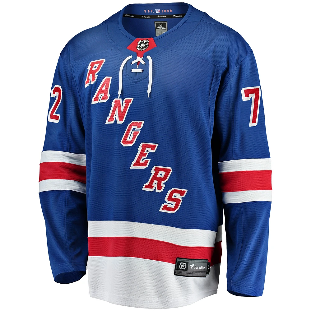 Fanatics pour hommes Filip Chytil bleu New York Rangers Home Breakaway - Maillot