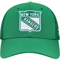 Men's Fanatics Kelly Green New York Rangers Authentic Pro St. Patrick's Day Flex Hat