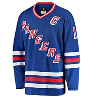 Maillot de joueur retraité Fanatics Mark Messier des New York Rangers Premier Breakaway bleu pour hommes