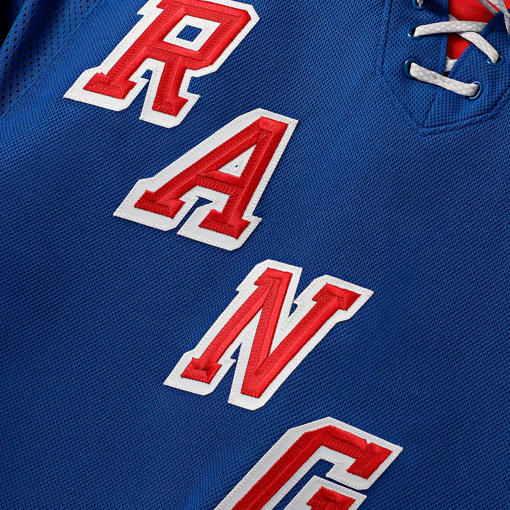 Maillot Fanatics Mika Zibanejad bleu pour homme des New York Rangers à domicile de qualité supérieure