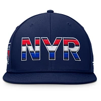 Men's Fanatics Navy New York Rangers Authentic Pro Alternate Jersey Snapback Hat