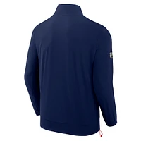Men's Fanatics  Navy New York Rangers Authentic Pro Rink Coaches Full-Zip Jacket