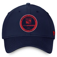 Men's Fanatics Navy New York Rangers Authentic Pro Training Camp Flex Hat