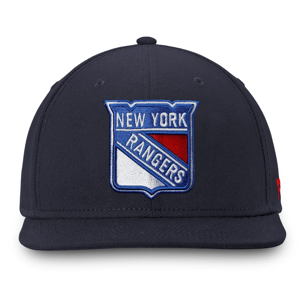 Men's Fanatics Navy New York Rangers Core Fitted Hat