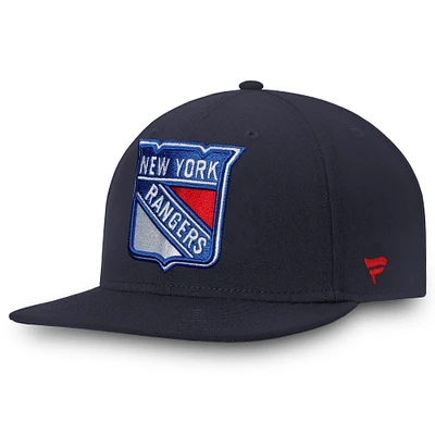 Men's Fanatics Navy New York Rangers Core Fitted Hat