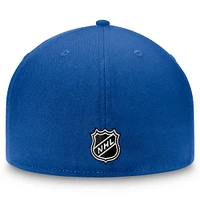 Casquette ajustée Fanatics Royal New York Rangers Core pour homme avec logo principal