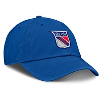 Casquette ajustable pour hommes Fanatics Royal New York Rangers Decades Collection