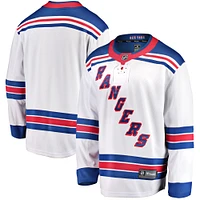 Men's Fanatics White New York Rangers Breakaway Away Jersey