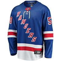 Fanatics pour hommes Will Cuylle bleu New York Rangers Home Premier Breakaway Player - Maillot