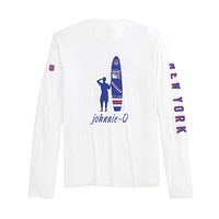 Men's johnnie-O White New York Rangers Adam Long Sleeve T-Shirt