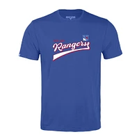 T-shirt rétro Richmond Team 2.0 bleu New York Rangers pour homme Levelwear