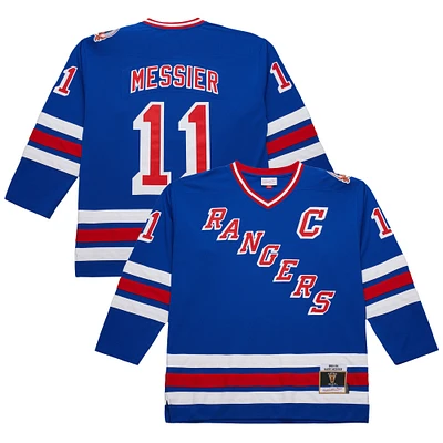 Maillot de jeu puissance pour homme Mark Messier Royal New York Rangers 1993-94