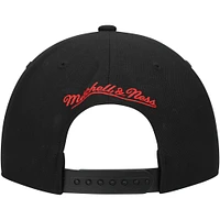 Men's Mitchell & Ness Black New York Rangers Core Team Script 2.0 Snapback Hat