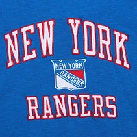 T-shirt flammé légendaire des New York Rangers Mitchell & Ness pour hommes bleu