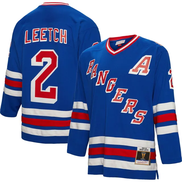 Lids Brian Leetch New York Rangers Fanatics Authentic Autographed adidas  Authentic Jersey - White