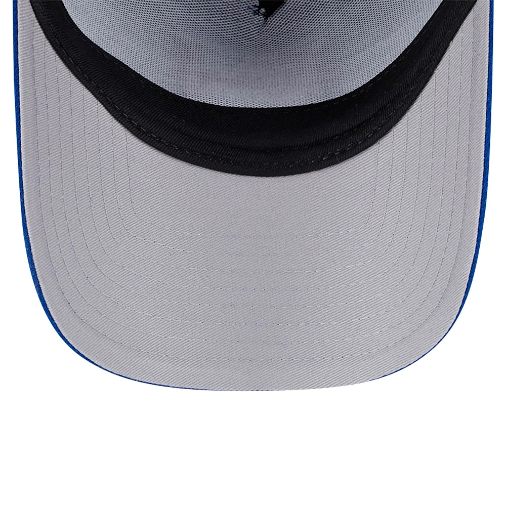 Casquette ajustable New Era New York Rangers Core A-Frame 9FORTY bleue pour homme