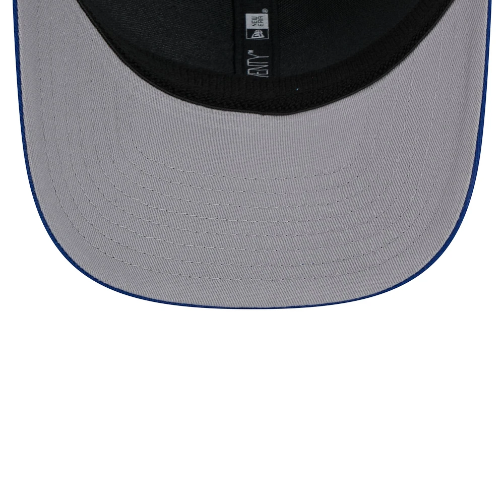 Men's New Era Blue New York Rangers Core Trucker 9SEVENTY Stretch-Snap Hat