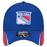 Men's New Era  Blue York Rangers Linear Featherweight 39THIRTY Flex Hat