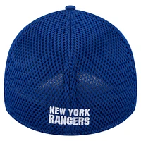 Men's New Era  Blue York Rangers Linear Featherweight 39THIRTY Flex Hat