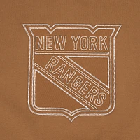 Men's Pro Standard  Brown New York Rangers Paint the City Pullover Sweatshirt