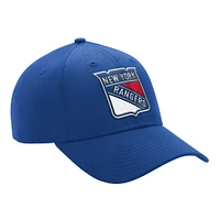 Casquette réglable avec logo principal des New York Rangers Starter bleu pour hommes