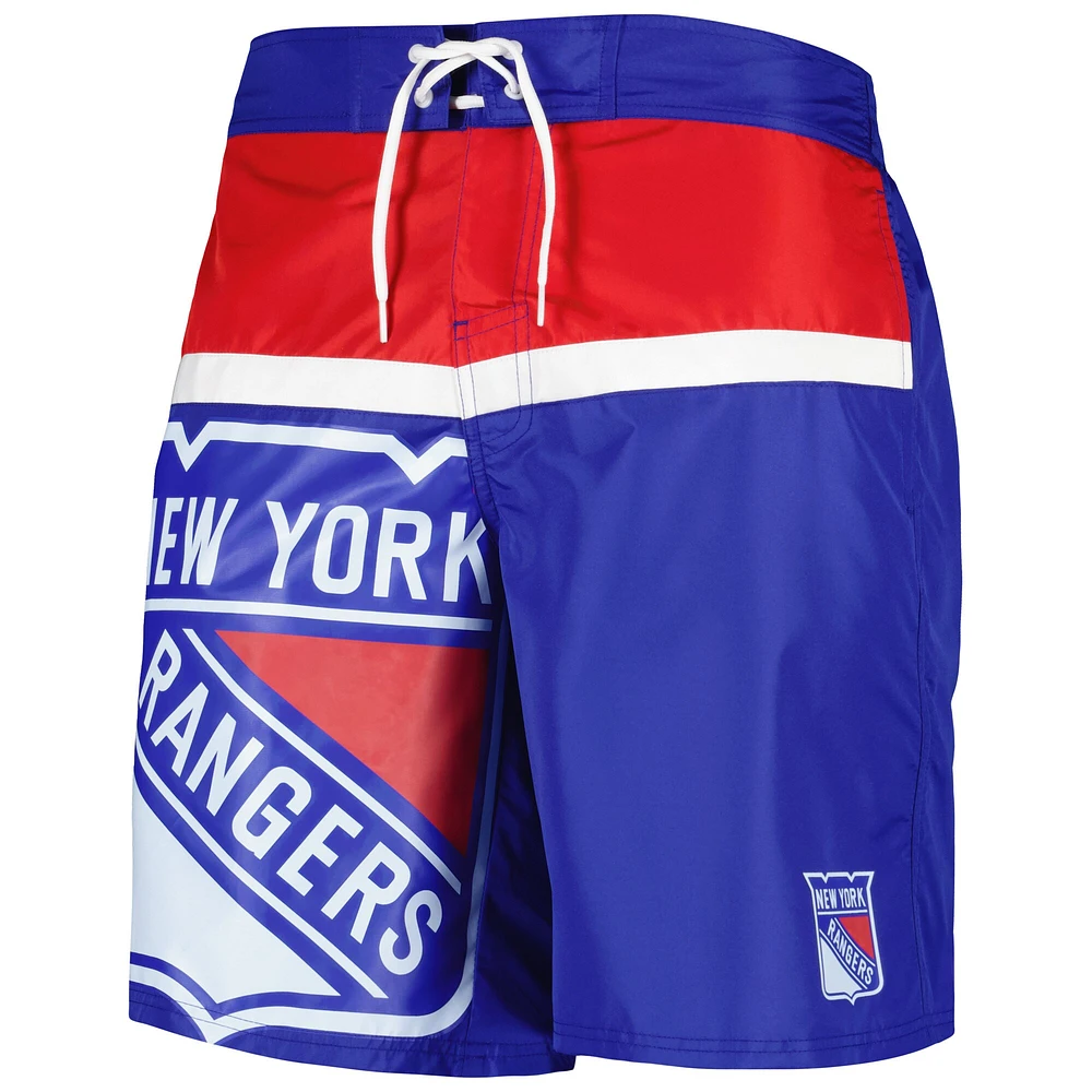 Maillot de bain bleu Starter New York Rangers Sea Wind pour homme