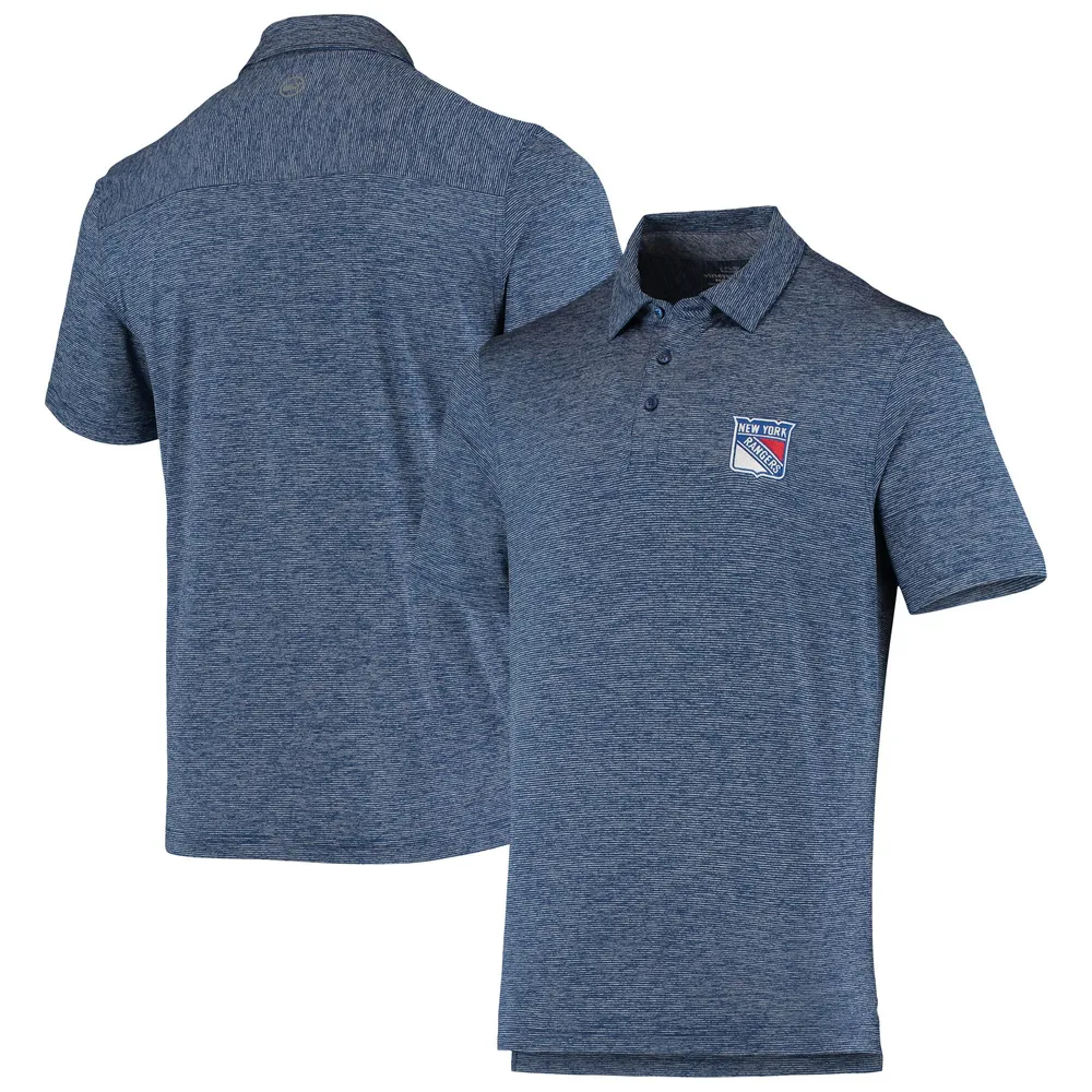 Polo à rayures Destin des Rangers de New York Vineyard Vines bleu pour homme