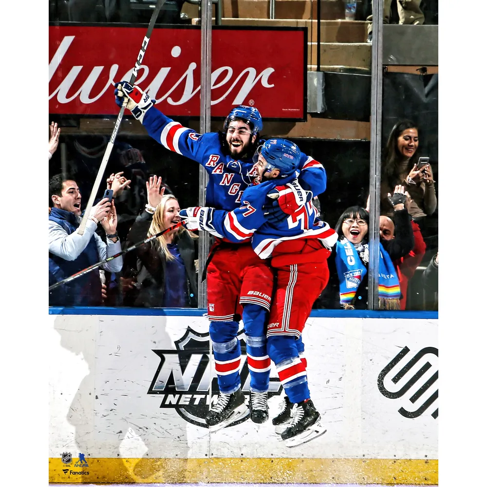 Mika Zibanejad New York Rangers Autographed Fanatics Authentic