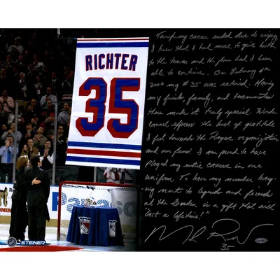 Mike Richter New York Rangers Fanatics Authentic Autographed Mini Goalie  Mask