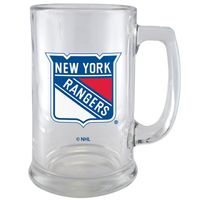 New York Rangers - 15oz. Glass Beer Stein