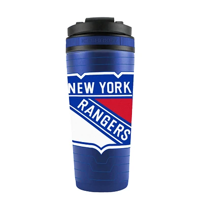 New York Rangers 26oz. 4D Stainless Steel Shaker Bottle