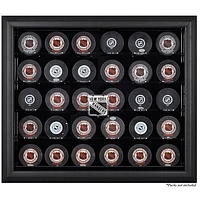 Vitrine noire pour 30 rondelles des Rangers de New York