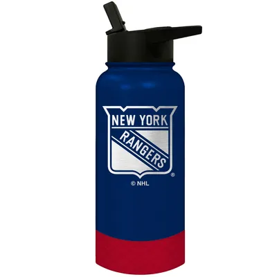 New York Rangers 32oz. Logo Thirst Hydration Water Bottle