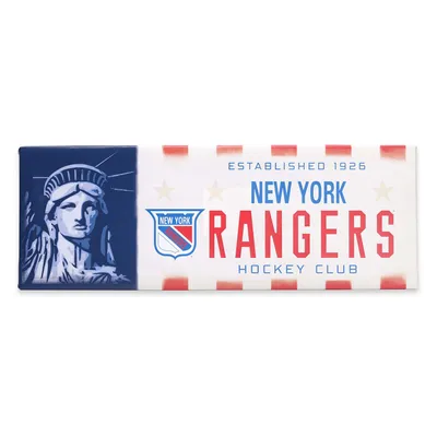 New York Rangers 8.75'' x 24.52'' Tradition Canvas