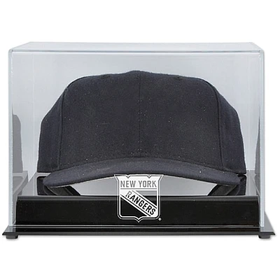 Vitrine de présentation en acrylique avec logo de l'équipe des Rangers de New York