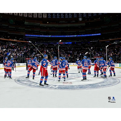 Photo de célébration l'équipe non signée des Rangers New York 2019-20