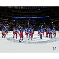 Photo de célébration l'équipe non signée des Rangers New York 2019-20
