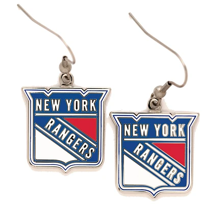 Boucles d'oreilles pendantes primaires WinCraft des Rangers de New York