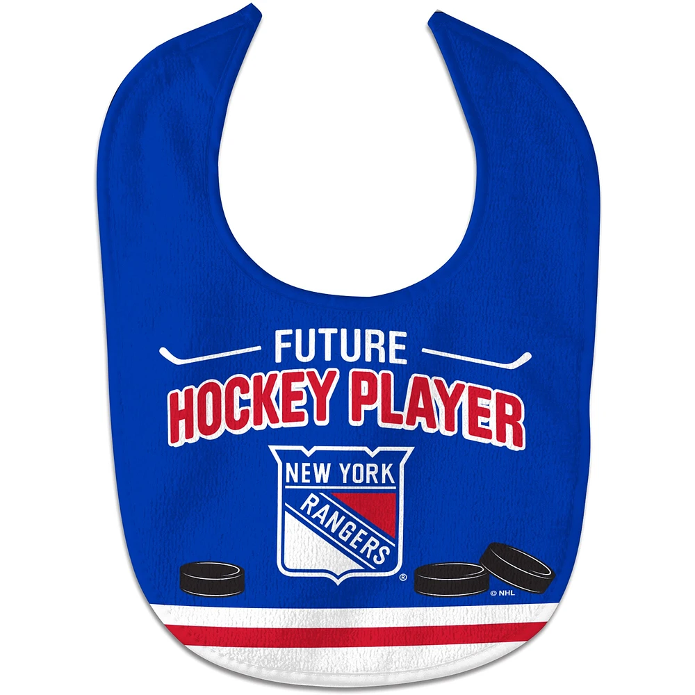 Nouveau-né et nourrisson WinCraft New York Rangers Future Hockey Joueur All-Pro - Bavoir