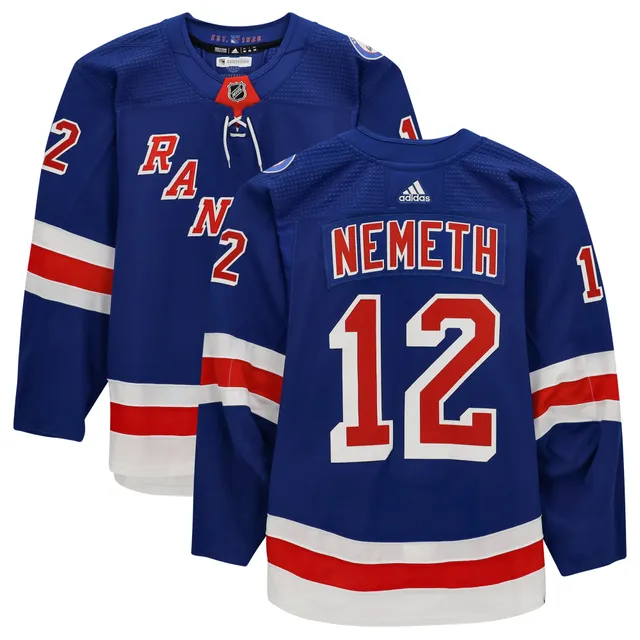 Fanatics Men's Artemi Panarin Blue New York Rangers Authentic Stack Name and Number Long Sleeve T-Shirt