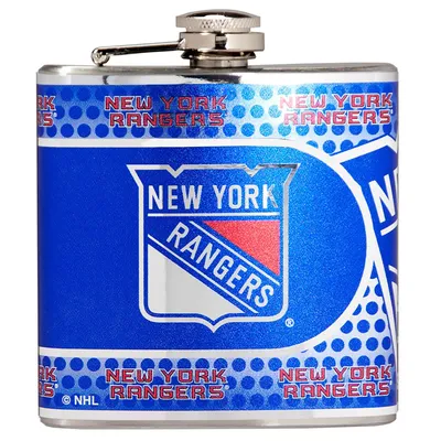 New York Rangers 6oz. Stainless Steel Hip Flask - Silver