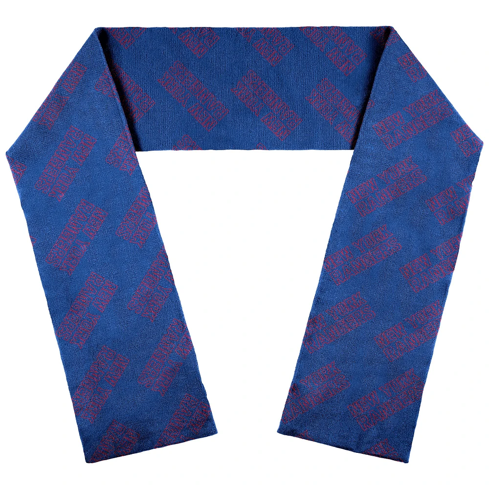 WEAR by Erin Andrews Foulard avec le mot-symbole de l'équipe des Rangers de New York