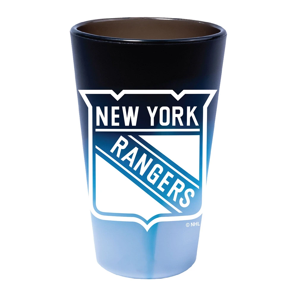 WinCraft Rangers de New York 16oz. Verre à pinte en silicone à la mode