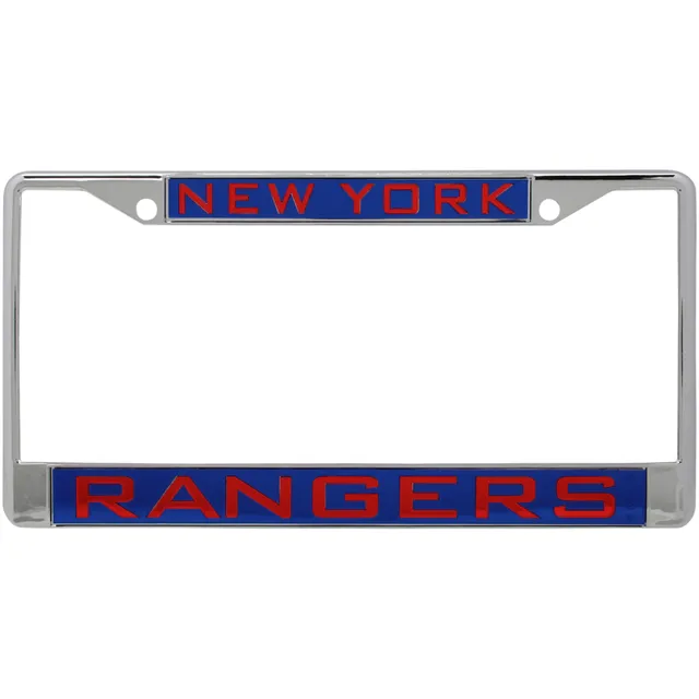 Texas Rangers WinCraft Chrome Color License Plate Frame