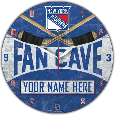 New York Rangers WinCraft Personalized 14'' Round Wall Clock