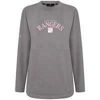 Sweat-shirt à col roulé Beaudry pour la fête des mères Rangers de New York femme, gris