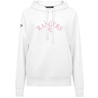 Sweat à capuche blanc pour femme Levelwear New York Rangers Mother's Day Adorn